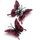 thumbnail image 2 of Pegatinas de pared de mariposa y esqueleto 3D de Halloween, decoraciones para sala de estar, decoración de ventana de dormitorio interior (12 piezas rojas), 2 of 5