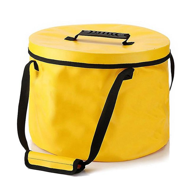Viajar Camping senderismo pesca cubo plegable con tapa cubo plegable