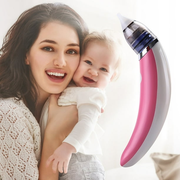 Dispositivo eléctrico de succión nasal para succionar y lavar la mucosidad nasal. Electrodomésticos para recién nacidos, bebés y niños pequeños. Aspirador nasal para madres y bebés.