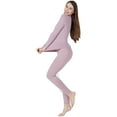 thumbnail image 4 of Thermal Underwear Set for Women Long Johns Set with Fleece Lined, 4 of 7
