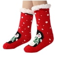 thumbnail image 5 of Women's Christmas Floor Socks Lamb Wool Blanket Socks Winter Socks Confinement Socks Home Socks Sleep Socks Extra Thick Velvet Women's Socks, 5 of 5