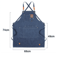 thumbnail image 2 of Delantal ajustable con bolsillos, para cocina, restaurante, 2 of 5