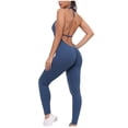thumbnail image 3 of Lilgiuy Women's One-piece Sport Yoga Jumpsuit Running Fitness Workout Tight Pants for Work Office Business, 3 of 3