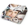 thumbnail image 3 of Josh Actor Hutcherson Blanket Soft Throw Blanket Micro Fleece Fuzzy Blankets Thin Bed Couch Decor for Men Women Adult Nap Bedroom Office All Season 40x30 in, 3 of 9