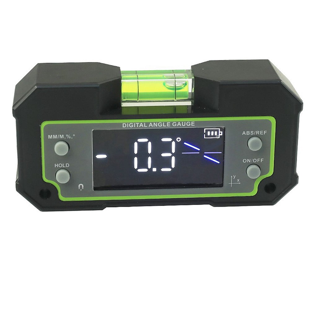yaaqii Digital Horizontal Inclinometer compatible-Bluetooth Dual Axis LCD Protractor