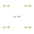 thumbnail image 1 of Anillo para pezones Sonducket Accesorio de moda sexy Dorado 5Conjunto, 1 of 6