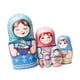 thumbnail image 5 of 6 piezas de muñecas rusas, muñecas anidadas, muñecas Matryoshka de madera, juguetes coleccionables hechos a mano, artesanía única, adecuados para regalar, decoración del hogar, Estilo C, 5 of 9