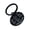 black round, variant on Morses Code Keychains Accessory Stainless Stainless Steel Key Holders For Men And Women