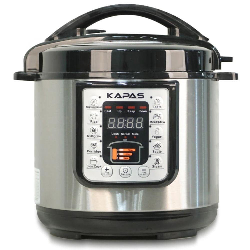KAPAS Smart Electric Pressure Cooker, 6.4 Qt 10in1 MultiUse Slow