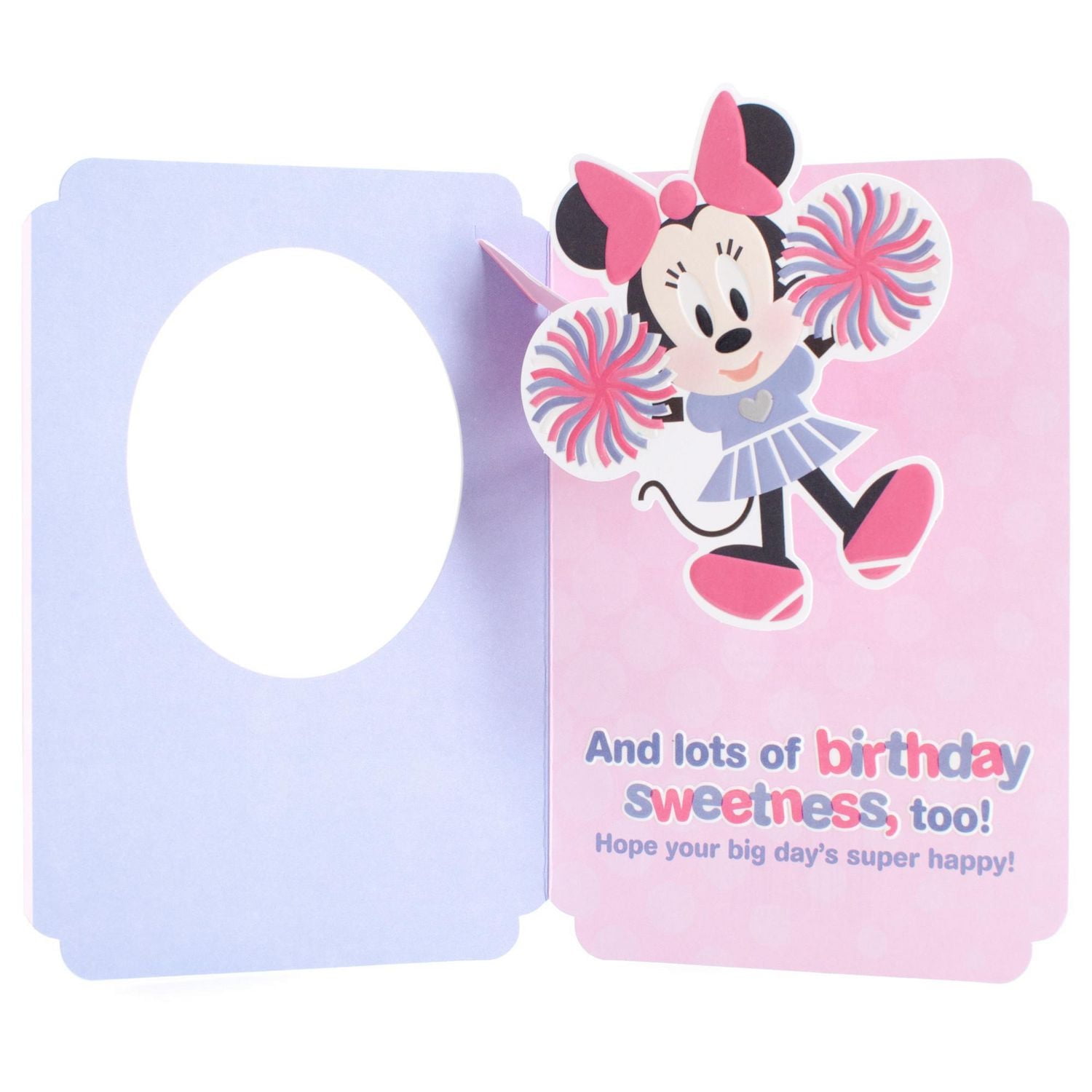 Carte de fête Hallmark Disney Minnie pour enfants