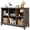 Black Oak, variant on Romorgniz 6-Cube Farmhouse Storage Organizer,Cube Bookshelf & Display Shelf for Living Room,Bedroom,Home Office,White