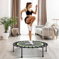 thumbnail image 3 of ONETWOFIT 42" Rebounder Trampoline for Adults, Silent Mini Trampoline Indoor Exercise Fitness Trampoline Bungee Rebounder Workout, 3 of 6