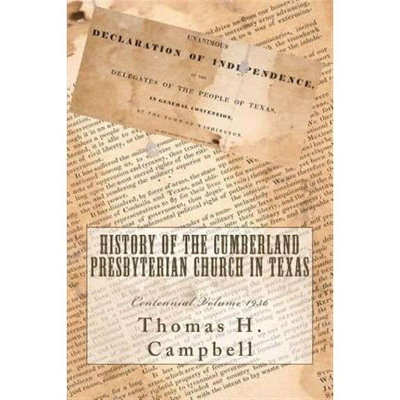 History of the Cumberland Presbyterian Church in Texas