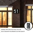 thumbnail image 2 of Advancent Lámpara de pared de tablero de guía de luz de número Digital Street Yard Garden Lantern exterior recargable casa alimentada a prueba Electrodomésticos Cero, 2 of 6