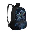 thumbnail image 2 of Uourmeti Cyber Dinosaur Print School Backpack, Lightweight Daily Backpack 17 Inch Smooth Zipper Polyester Backpack for Travel Daily Use, 2 of 6