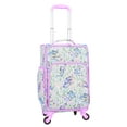 thumbnail image 4 of CRCKT Kids Girl 21" Softside Carry-on Luggage With 360 Spinner Wheels, Dragon Forest Pink, 4 of 9