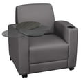 thumbnail image 6 of Nova Tablet Arm Vinyl Chair- Grey/Ash Grey, 6 of 8