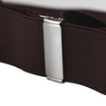 thumbnail image 4 of Buyless Fashion Mens 2 Pack Suspenders - 48" Elastic Adjustable Heavy Duty 2" Wide - X Back - 5116-2-Brown, 4 of 7