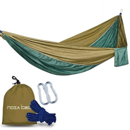 Camping Hammock With Hammock Straps Portable Double Swing Hammock Bed Outdoor Nylon Travel Single And Two Person Tree Sack Hammock