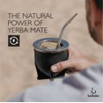 thumbnail image 2 of BALIBETOV - Calabaza Yerba Mate hecha a mano con foco (paja Yerba Mate) (negro 01), 2 of 7