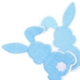 thumbnail image 3 of FENGGUIQU 12Pcs Easter Bunny Embroidery Patches Assorted Colors Iron-On Fabric Decorations for Bags Clothes Party Crafts, 3 of 8