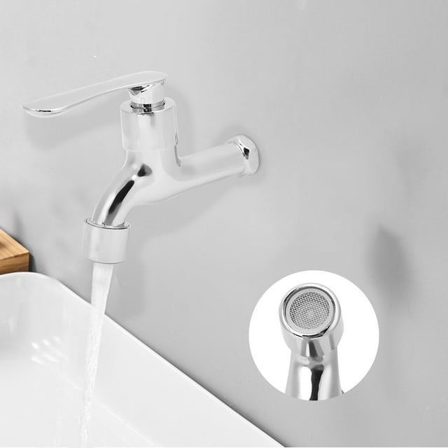 Grifo de agua, G1/2in Estilo elegante Suministros para el hogar de zinc Grifo para el hogar construido para el futuro Jadeshay A