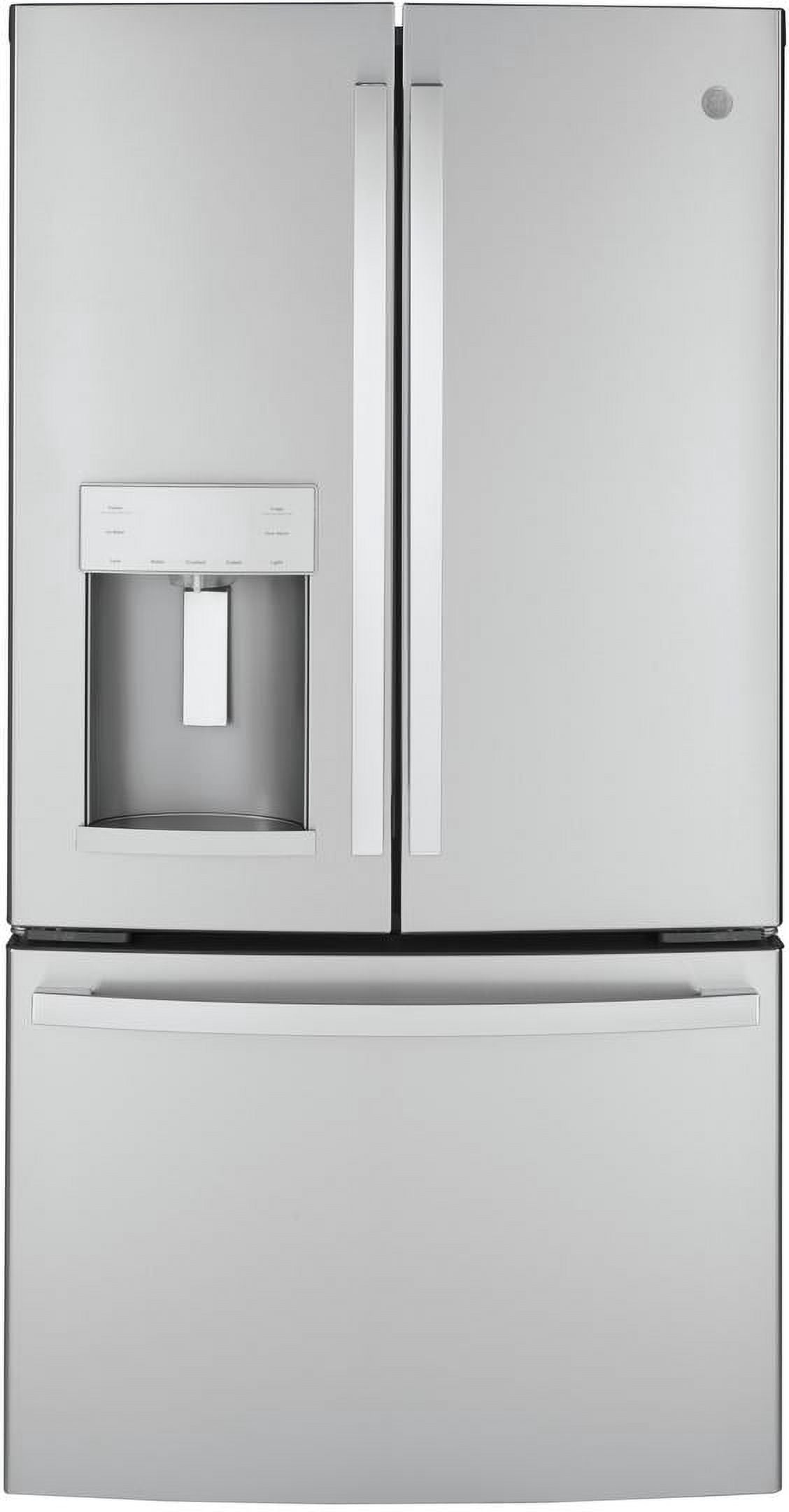 GE® ENERGY STAR® 22.1 Cu. Ft. Counter-Depth Fingerprint Resistant French-Door Refrigerator
