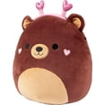 thumbnail image 3 of Squishmallows 16" Omar The Bear - Officially Licensed Kellytoy Valentine's Day Plush, 3 of 3