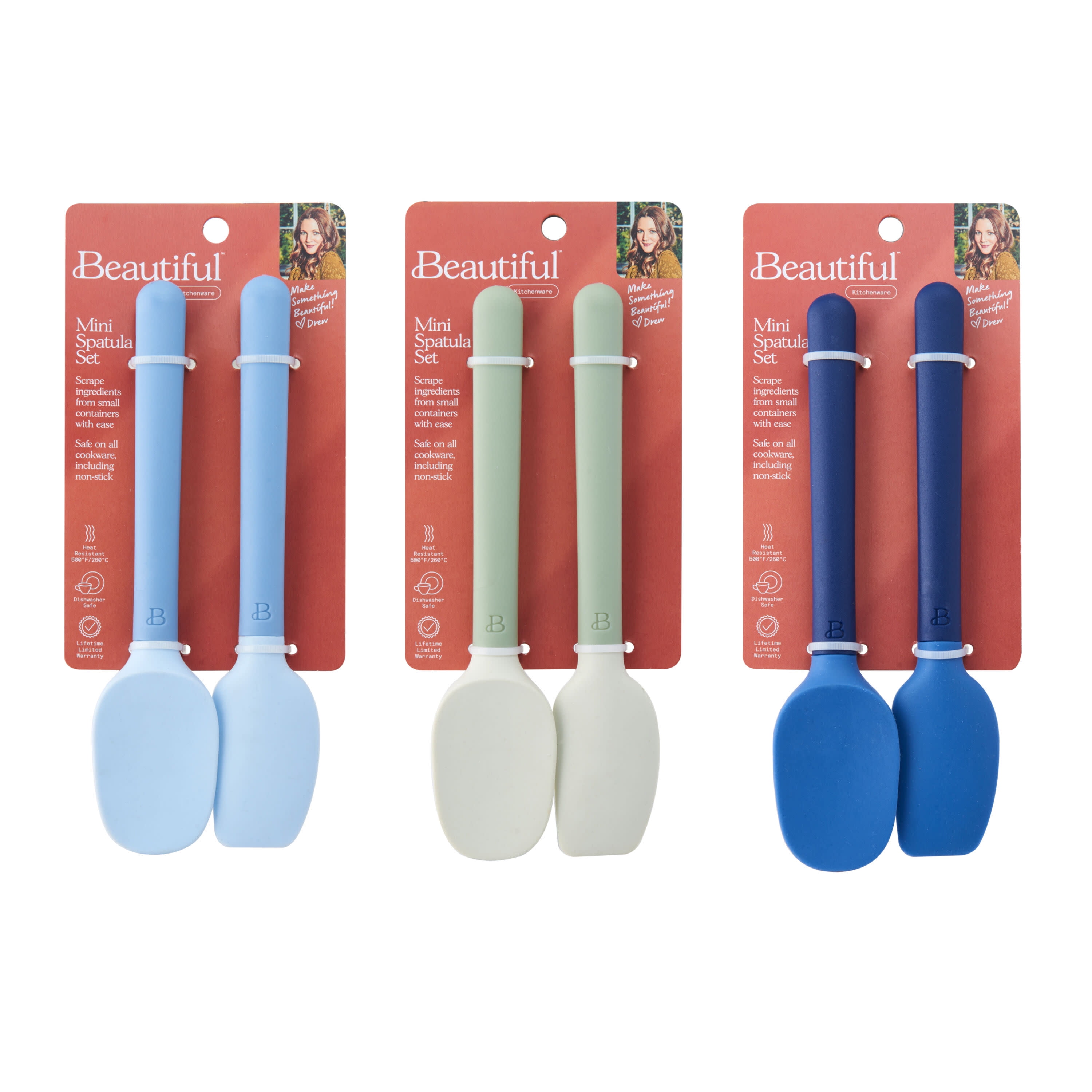 Beautiful Silicone Scraper Spatula with Sentiment, Store Only Item, Item  and Color May Vary by Location, 1 Scraper Spatula by Drew Barrymore 