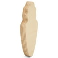thumbnail image 3 of Chunky Unfinished Wooden Carrot Cutout 4-inch, Pack of 5 Nature Themed Wood Crafts Unfinished for DIY Easter Decoration, by Woodpeckers, 3 of 6