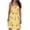 Yellow, variant on Usmixi Women Flowy Pleated Dress Summer Beach Boho Floral Print Strapless Sundress Sexy Tube Top Swing Hem Mini Dresses Yellow l