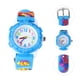 thumbnail image 4 of 1 reloj creativo para niños con dibujos animados 3D del mundo submarino, reloj de pulsera para estudiantes, niñas y niños, regalo de cumpleaños (azul), 4 of 8