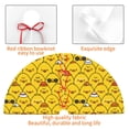 thumbnail image 4 of Lsque Funny Ducks Print Christmas Tree Skirt, Tree Skirt with Ties or Velcro, Perfect for Holiday Decorations, Halloween, and New Year-48", 4 of 7