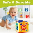 thumbnail image 4 of Liegorji 6 in 1 Busy Board, Montessori Toys for  Toddler, Educational Early Development Activity Cube Toys for  Boys&Girls, Ideal Gifts for 1-8 Ages, 4 of 7