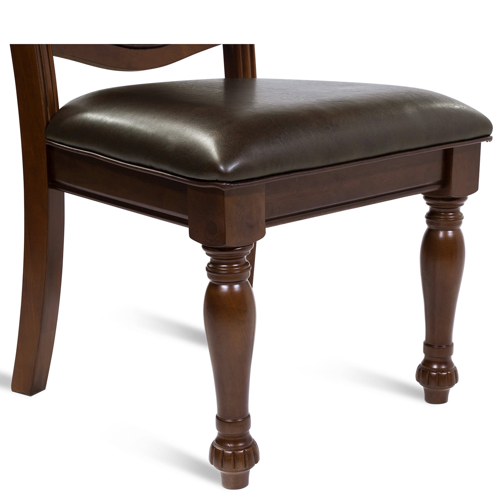 Furniture of America Paxton Traditional 9-Piece Dining Set, Brown Cherry
