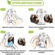 thumbnail image 4 of 10 pegatinas de transferencia UV DTF para vasos con diseño de lobo, oso y ciervo, 10 estilos de animales salvajes, pegatinas para frotar, siluetas de PVC, calcomanías impermeables para vasos., 4 of 9