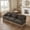 Khaki, variant on Homy Casa 3-Seater Upholstered Sofa Couch, Pattern Accent Living Room Sofa for Apartment, Lounge, Bedroom