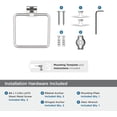 thumbnail image 4 of Amerock Appoint Polished Nickel Closed Towel Ring, BH36072PN, 4 of 5
