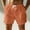 Orange, variant on Sakmal Shorts for Men Bermuda Cotton Linen Board with Pockets Vacation Green 7 Inch Solid Shorts for Men L