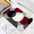 thumbnail image 6 of 1pc Circular Composition Absorbent Non-Slip Bathroom Thickened Flannel Rug Decor,Soft,Quick Drying,Suitable For Indoor/outdoor Use,Bathrooms,Bedrooms,Kitchens,Terrace,Laundry Rooms,16"x24", 6 of 9