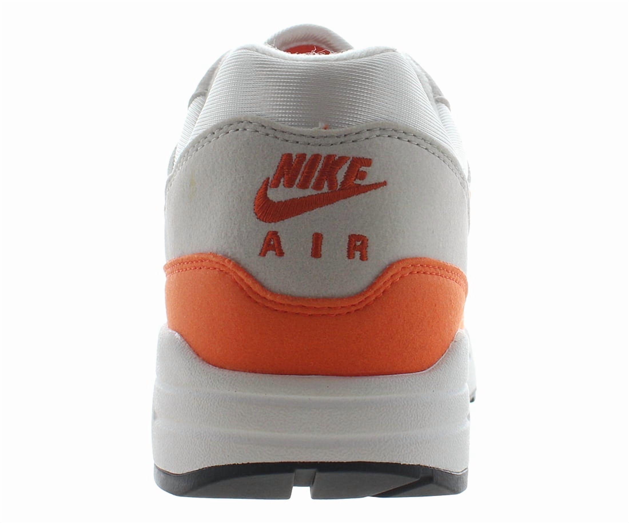 Women's Nike Air Max 1 Neutral Grey/Safety Orange (DZ2628 002