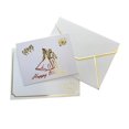 thumbnail image 1 of Tarjeta de felicitación de bronce en blanco, set de 100 tarjetas decorativas, ramo de ceremonias, gracias, invitación de boda, Mensaje de cumpleaños, sobre de bendición, 1 of 4