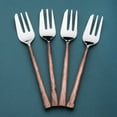 thumbnail image 6 of Sundance Design Copper Antique Pastry Fork 4 Pcs. Set, 6 of 6