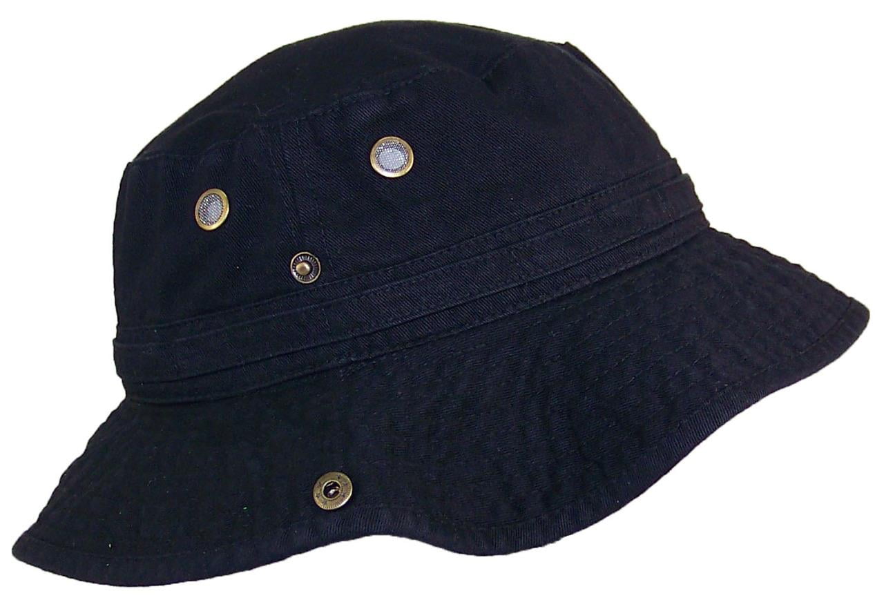 floppy hat with chin strap