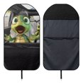 thumbnail image 5 of KUIFORTI Cartoon Turtle Waterproof Car Seat Cover Towel - Washable Non-Slip Car Seat Sweat Protector for Gym, Workout, Hiking, Swimming, Beach,Fits Cars, SUVs, Trucks, 5 of 7
