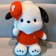 thumbnail image 2 of Tres Leo Real Pochaco Lindo Muñeco de Peluche Anime Cavay Conejo Globo Temporada Escolar Cachorro Regalo de Cumpleaños Regalo de Navidad, 2 of 5