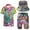 2, variant on Disco Cosplay 80s 90s Outfit Tracksuit Adult Retro Shirts and Shorts Set with Bucket Hat Halloween Carnival Party  Suit