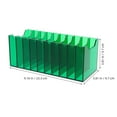 thumbnail image 2 of Raindrops Desk Organizer Box Acrylic Green for Classroom Supplies Reduce Distractions 1Set, 2 of 7