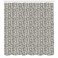 thumbnail image 3 of Ambesonne Asian Vibes Shower Curtain, Vintage Leafy Tree Art, 69"Wx70"L, Charcoal Grey Cream, 3 of 3