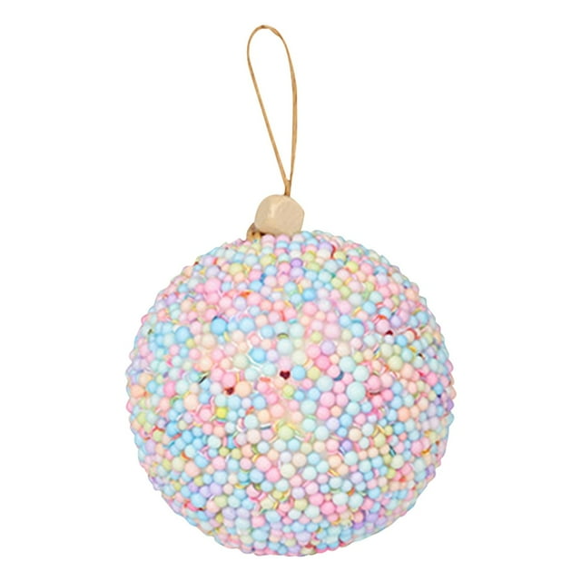 TIELUTT Exquisite Christmas Painted Foam to Create A Warm and Festive Atmosphere and Table Shelf Holiday Decorations Easter 2013 Innovation Stained Glass Garland Outdoor Summer Decorative Eggs for Ea